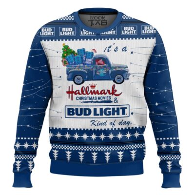 Bud Light Hallmark Ugly Christmas Sweater
