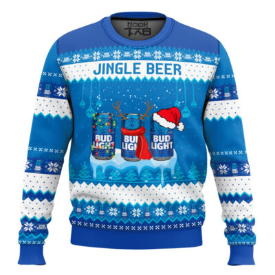 Bud Light Jingle Beer Ugly Christmas Sweater