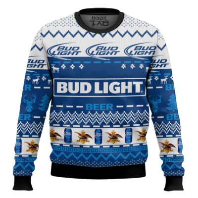 Bud Light Lager Ugly Christmas Sweater