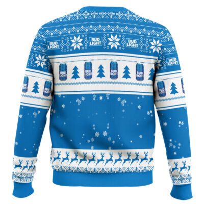 Hooktab Bud Light The Grinch Ugly Christmas Sweater