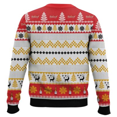 Hooktab Budweiser Drink Drank Drunk Ugly Christmas Sweater