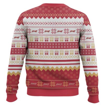 Hooktab Budweiser Is Coming Ugly Christmas Sweater