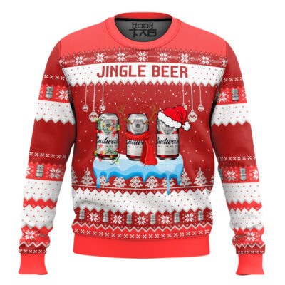 Budweiser Jingle Beer Ugly Christmas Sweater