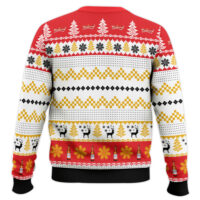 Hooktab Budweiser Let's Get Drunk And Save Santa The Trip Ugly Christmas Sweater