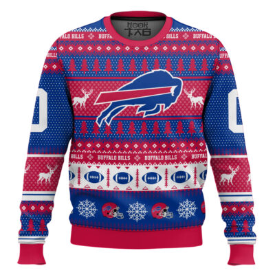 Buffalo Bills - Custom Name And Number Ugly Sweater