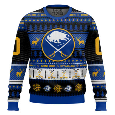 Buffalo Sabres - Custom Name And Number Ugly Sweater