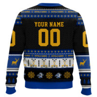 Hooktab Buffalo Sabres - Custom Name And Number Ugly Sweater