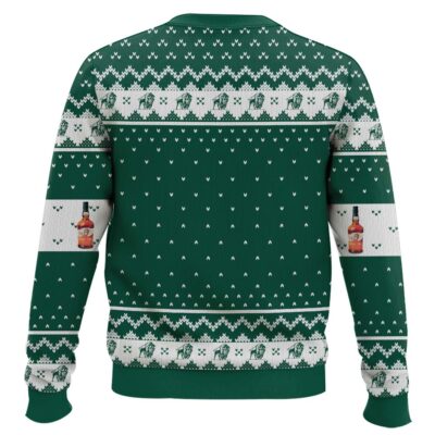 Hooktab Buffalo Trace American Whiskey Ugly Christmas Sweater
