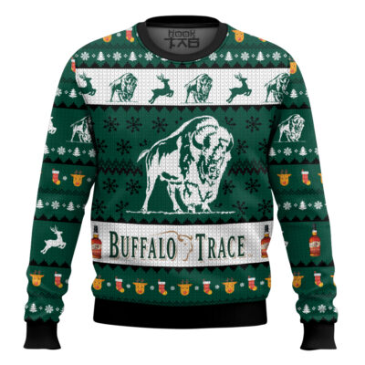 Buffalo Trace Bourbon Ugly Christmas Sweater