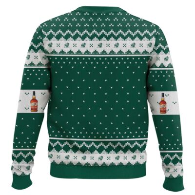 Hooktab Buffalo Trace Bourbon Whiskey. Ugly Christmas Sweater