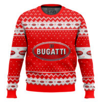 Hooktab Bugatti Ugly Christmas Sweater