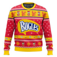 Hooktab Bugles Ugly Christmas Sweater