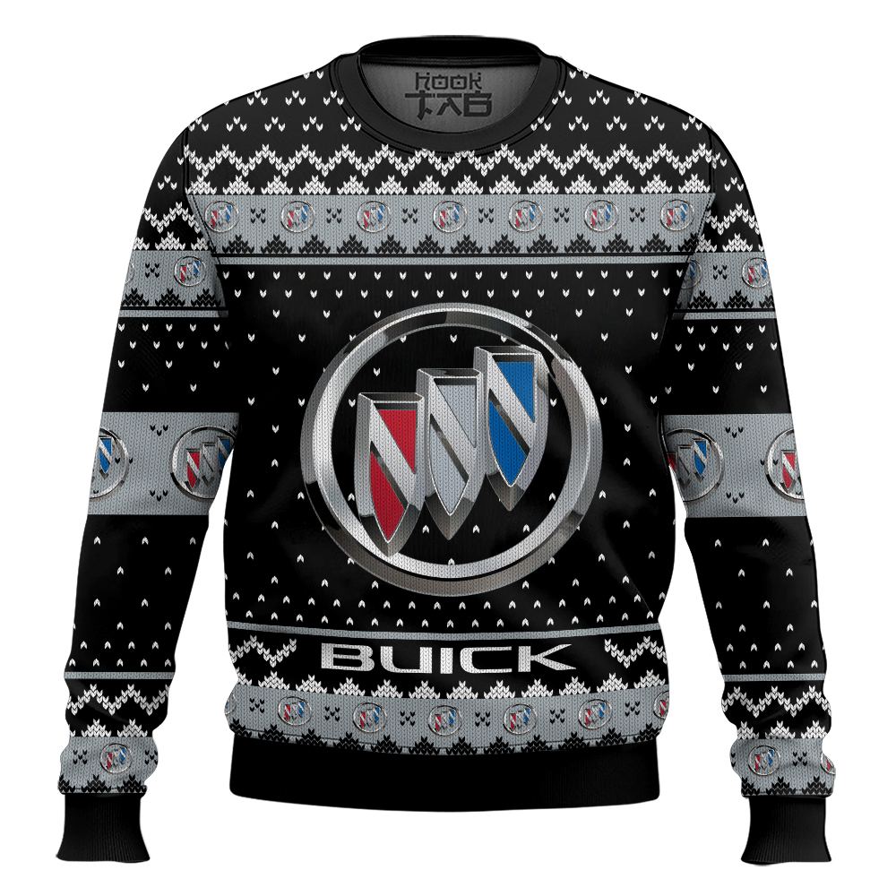 Hooktab Buick Ugly Christmas Sweater Hooktab Buick Ugly Christmas Sweater