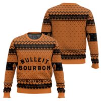 Hooktab Bulleit Bourbon Ugly Christmas Sweater