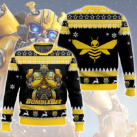 Hooktab Bumblebee Transformers Ugly Christmas Sweater