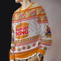 Hooktab Burger King Ugly Christmas Sweater