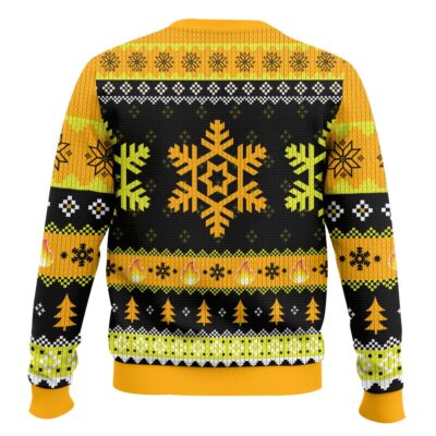 Hooktab Burning This Is Fine Meme Ugly Christmas Sweater