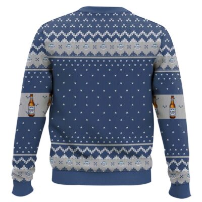Hooktab Busch Light American Beer Ugly Christmas Sweater