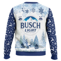 Hooktab Busch Light American Lager Ugly Christmas Sweater