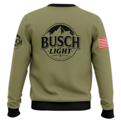Hooktab Busch Light Camo – Custom Name Ugly Christmas Sweater