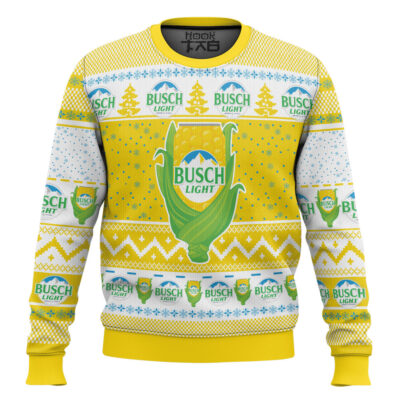 Busch Light Corn Ugly Christmas Sweater