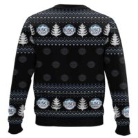 Hooktab Busch Light Fish And Beer Ugly Christmas Sweater