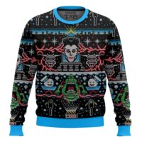 Hooktab Bustin X-Mas Ghostbusters Ugly Christmas Sweater