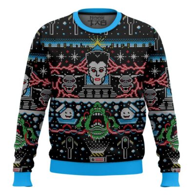 Bustin X-Mas Ghostbusters Ugly Christmas Sweater