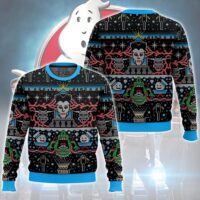 Hooktab Bustin X-Mas Ghostbusters Ugly Christmas Sweater