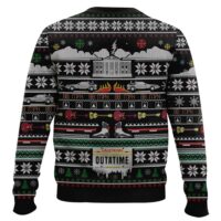Hooktab California Outatime Back To The Future Ugly Christmas Sweater