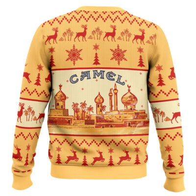 Hooktab Camel Cigarettes Ugly Christmas Sweater