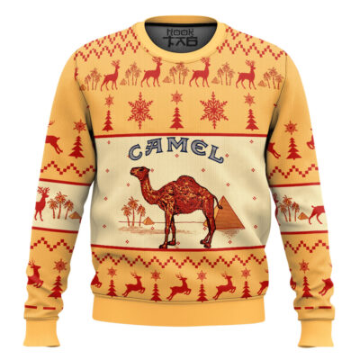 Camel Cigarettes Ugly Christmas Sweater