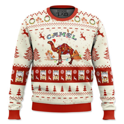 Camel Cigarettes Ugly Christmas Sweater