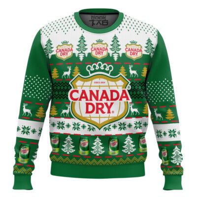 Canada Dry Ginger Ale Ugly Christmas Sweater