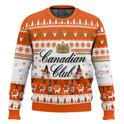 Canadian Club Whiskey Ugly Christmas Sweater
