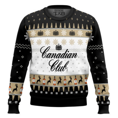 Canadian Club Whisky Ugly Christmas Sweater