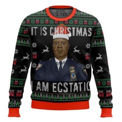 Captain Holt It Is Christmas Brooklyn Nine-nine Ugly Christmas Sweater