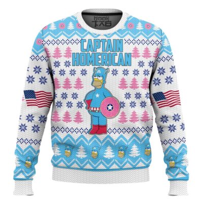 Captain Homer The Simpsons Ugly Christmas Sweater