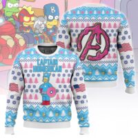 Hooktab Captain Homer The Simpsons Ugly Christmas Sweater