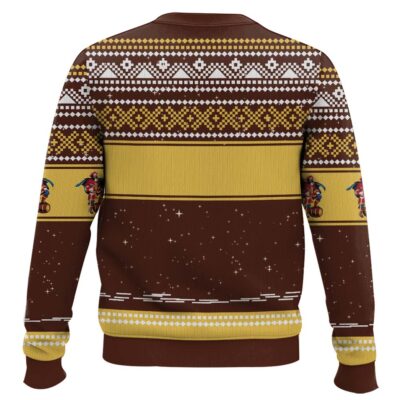Hooktab Captain Morgan Bulldog Ugly Christmas Sweater