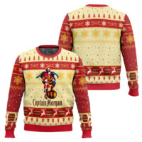 Hooktab Captain Morgan Flavoured Rums Ugly Christmas Sweater