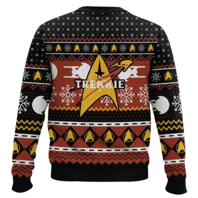 Hooktab Captain Picard Give Me Some Snow Ugly Christmas Sweater