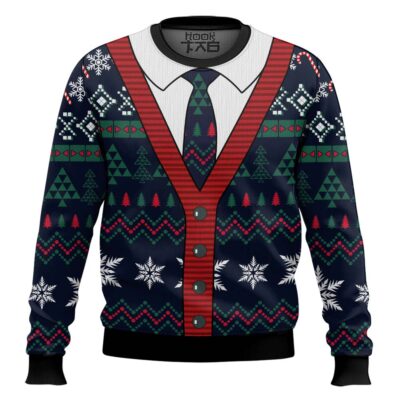 Cardigan Pattern Ugly Christmas Sweater