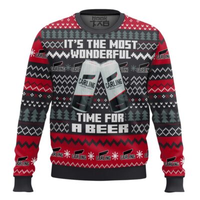 Carling UK Beer Ugly Christmas Sweater