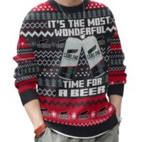 Hooktab Carling UK Beer Ugly Christmas Sweater