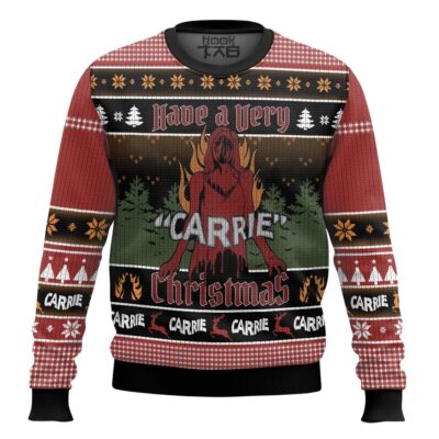 Carrie White Have A Carrie Christmas Ugly Christmas Sweater