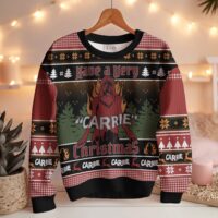 Hooktab Carrie White Have A Carrie Christmas Ugly Christmas Sweater