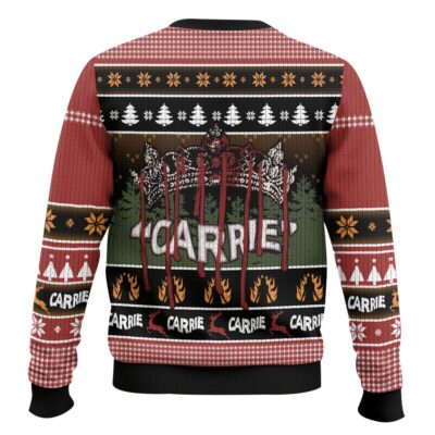 Hooktab Carrie White Have A Carrie Christmas Ugly Christmas Sweater