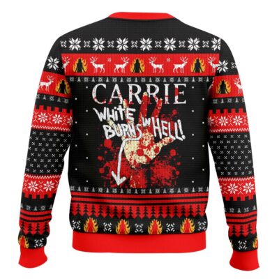 Hooktab Carrie White Stphen King Carrie Ugly Christmas Sweater