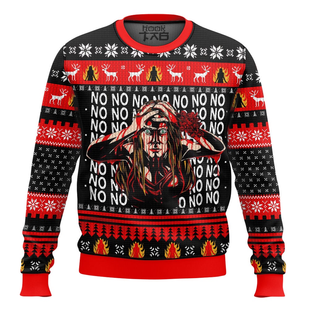 Hooktab Carrie White Stphen King Carrie Ugly Christmas Sweater Hooktab Carrie White Stphen King Carrie Ugly Christmas Sweater